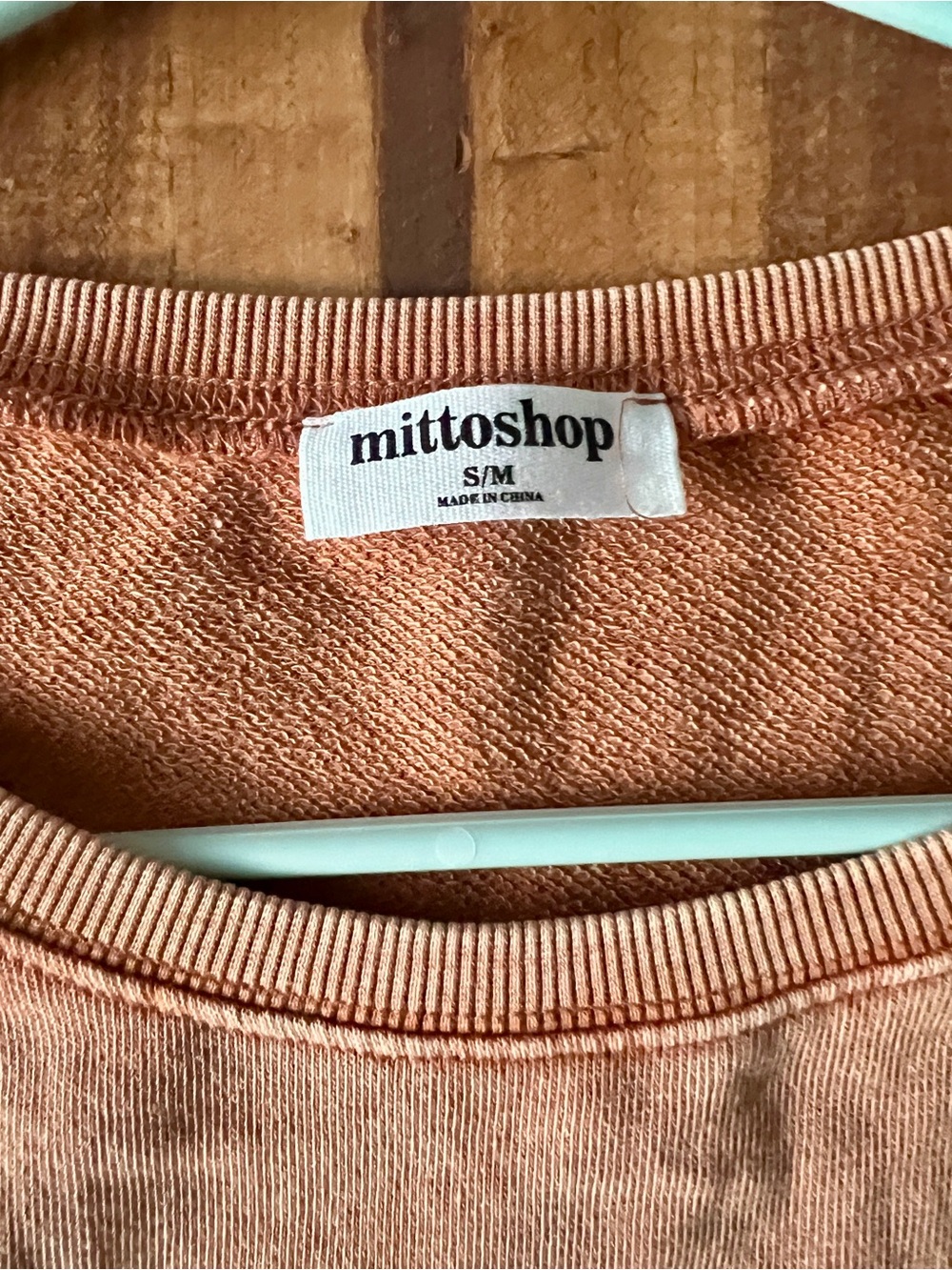Mittoshop Oversized Patchwork Peace Sign Sweatshirt S/M ✨ - Picture 6 of 13